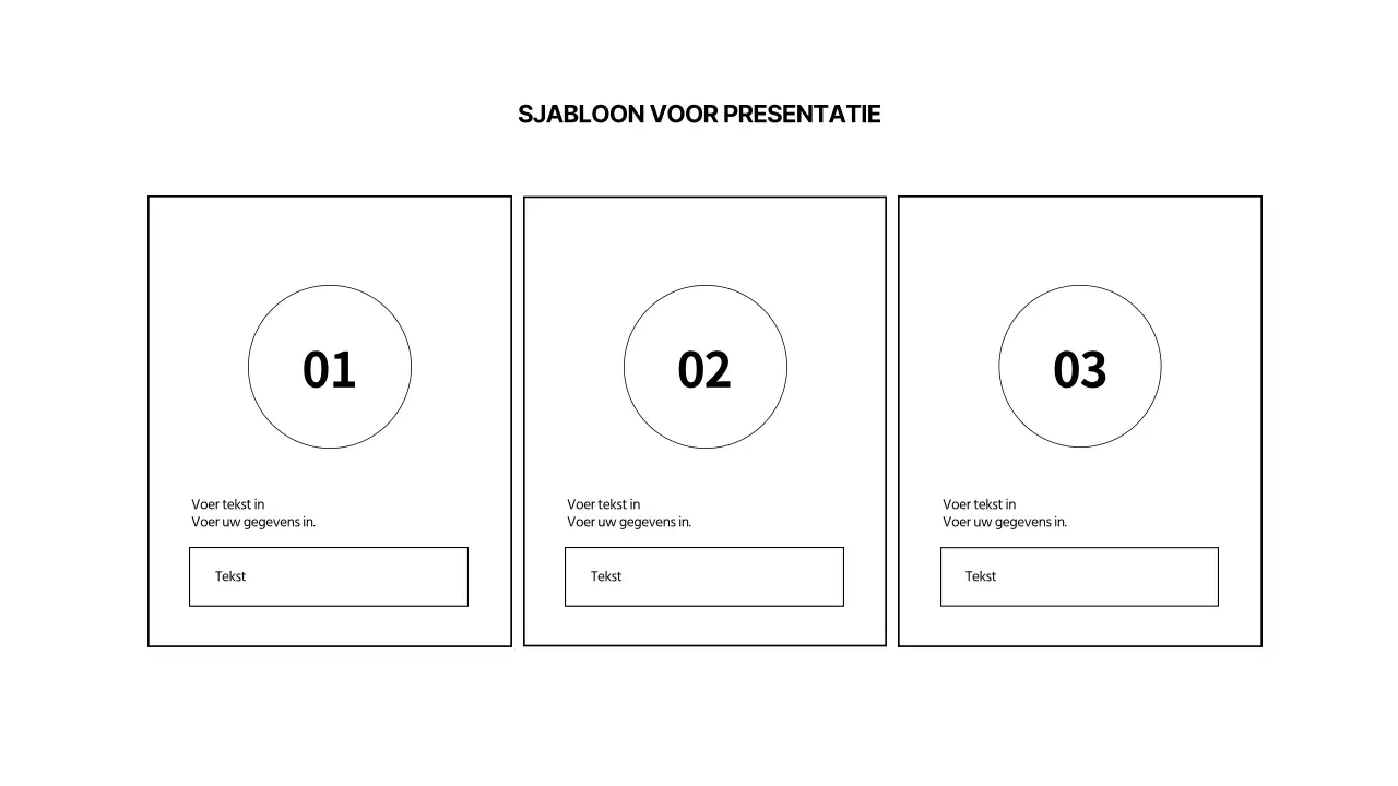 Eenvoudige zwarte vormen