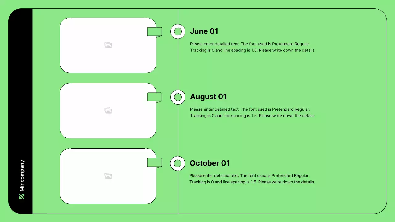 Business illustration with simple lines and green color