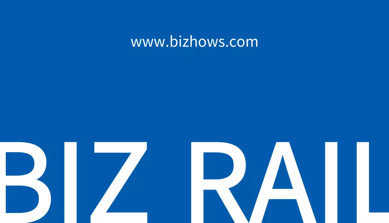 青 モダン 鉄道 名刺