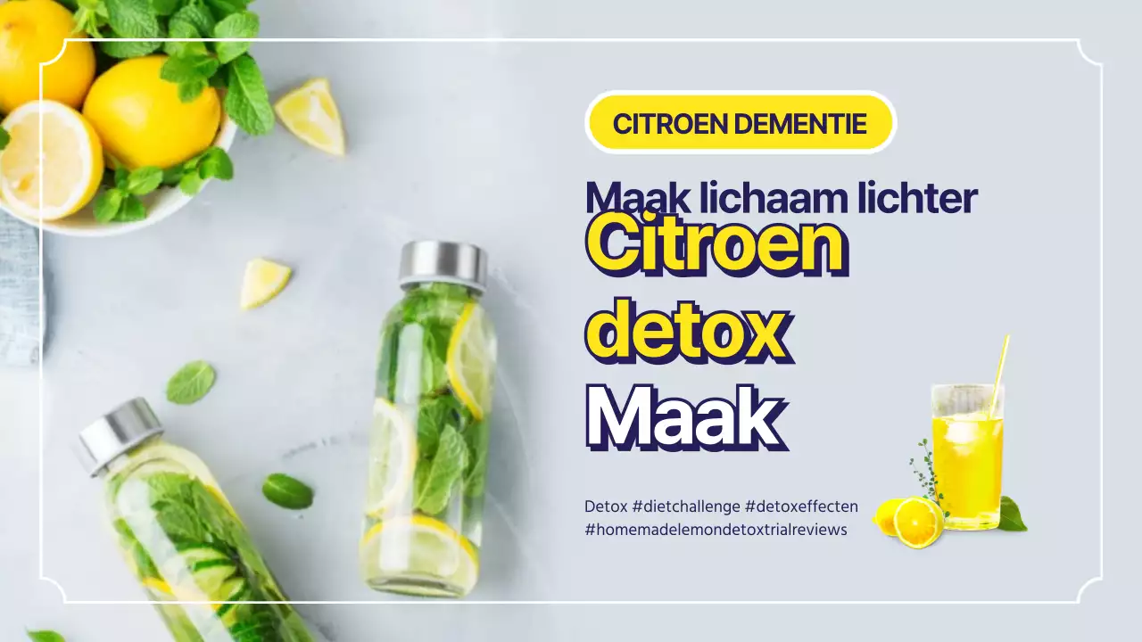 Maak een Citroen Detox Zomerdieet Echte Reviews