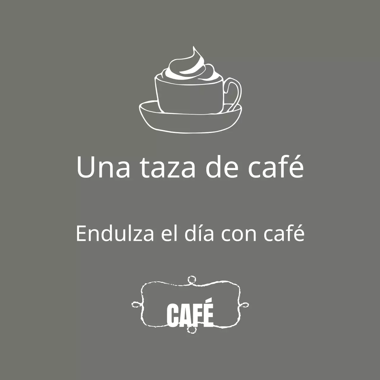Café dulce