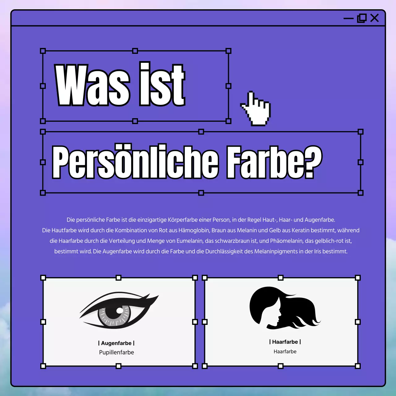Einführung von Lila als persönliche Trendfarbe