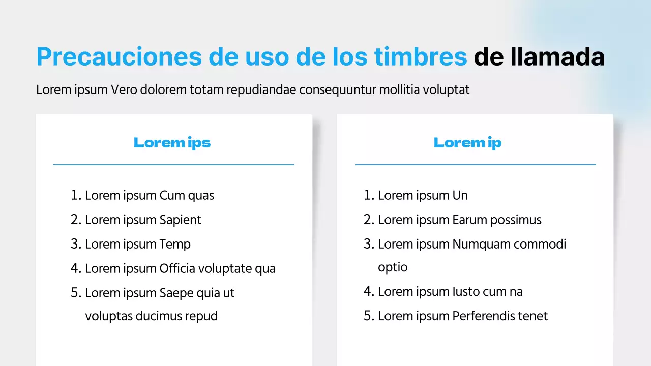 Una guía de la vida hospitalaria con colores azules, líneas limpias y sombras