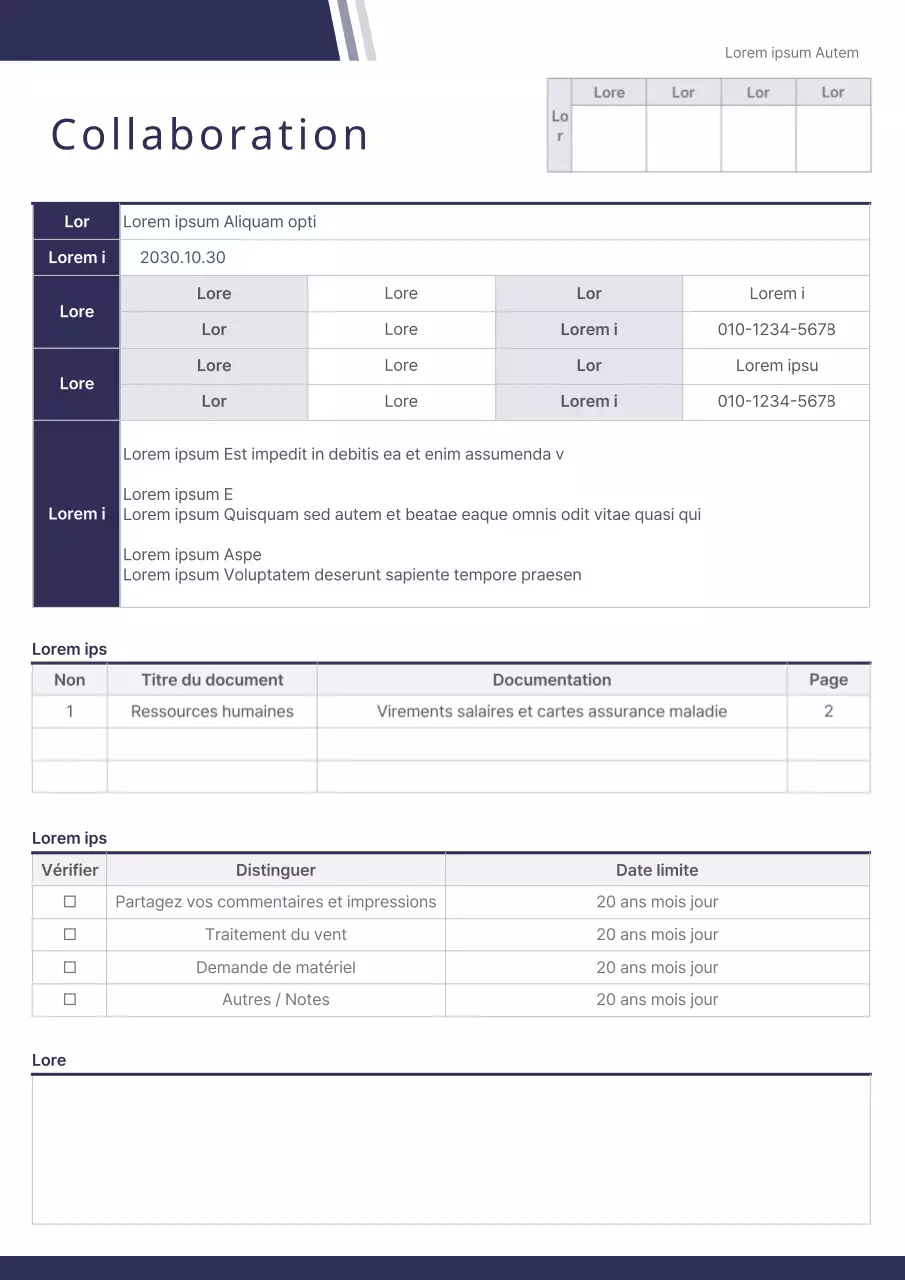Un simple panneau de coopération d'entreprise violet