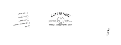 Check out the white simple cafe menu