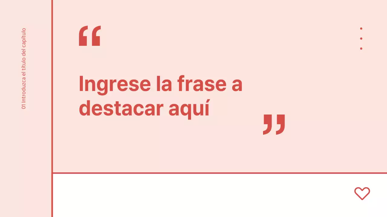 Presentación del corazón