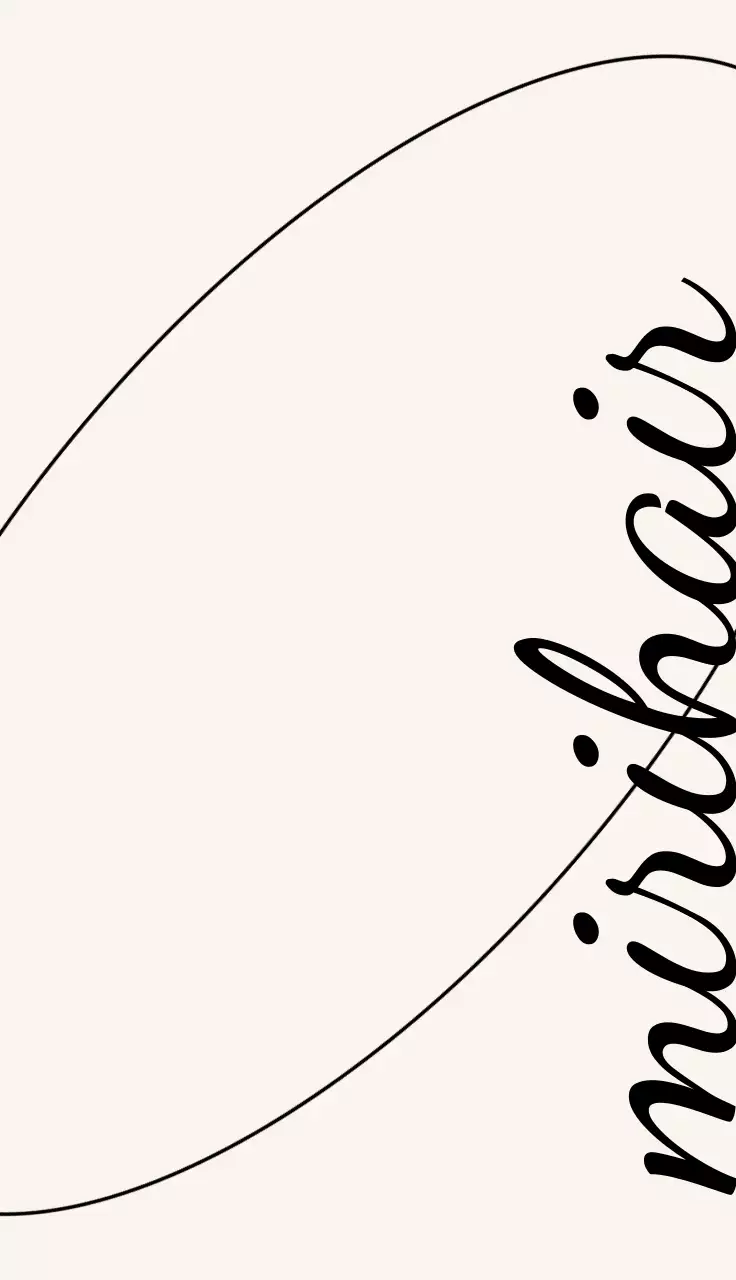 すっきりとした曲線とラインコンセプトのヘアショップ