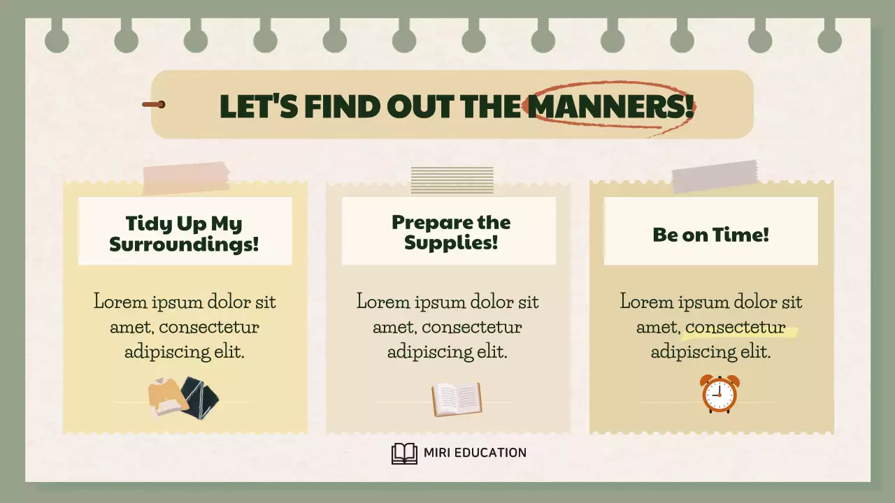 Green Simple 교육 가이드 프레젠테이션