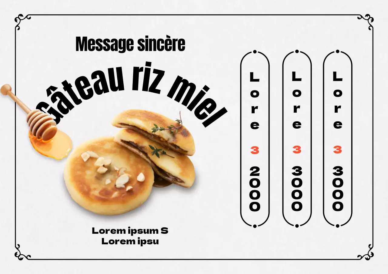 Affiche simple et vintage