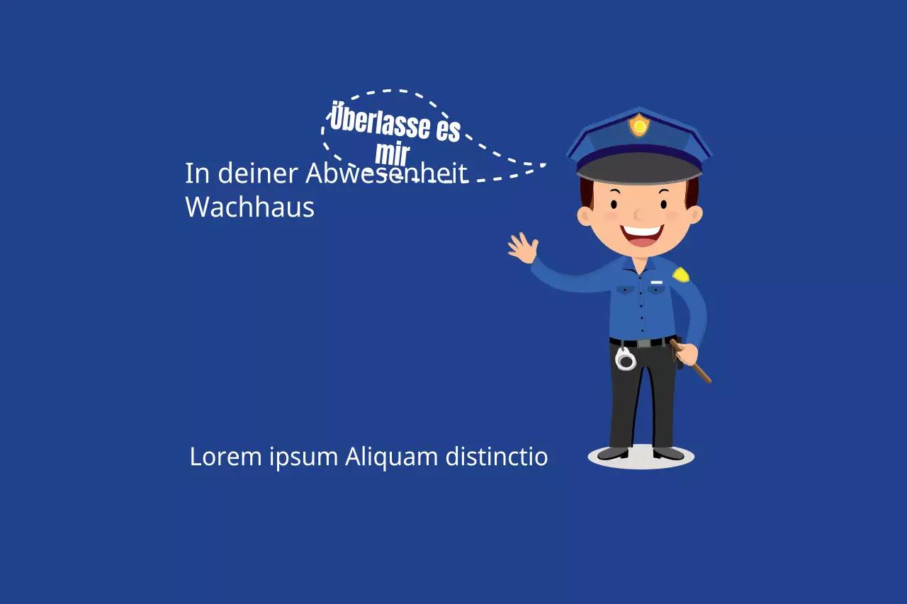 Wächterhaus in Ihrer Abwesenheit