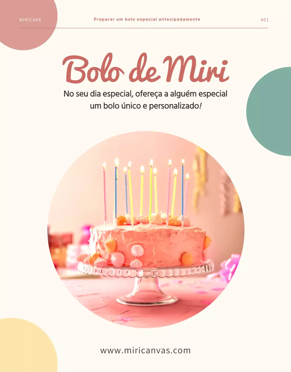 Bolo de pré-encomenda em tons pastel Página de pormenor personalizada feita à mão Bolo com letras
