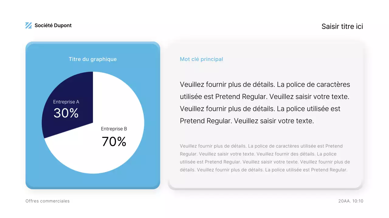 Kit de style UX UI avec une sensation tridimensionnelle en bleu clair et bleu marine