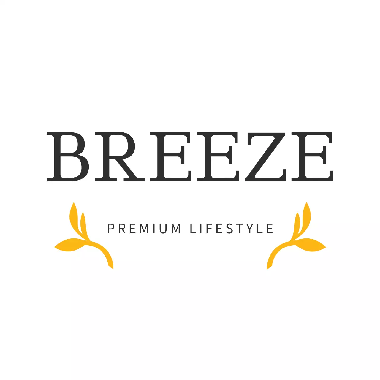 白 シンプル ライフスタイル ロゴ