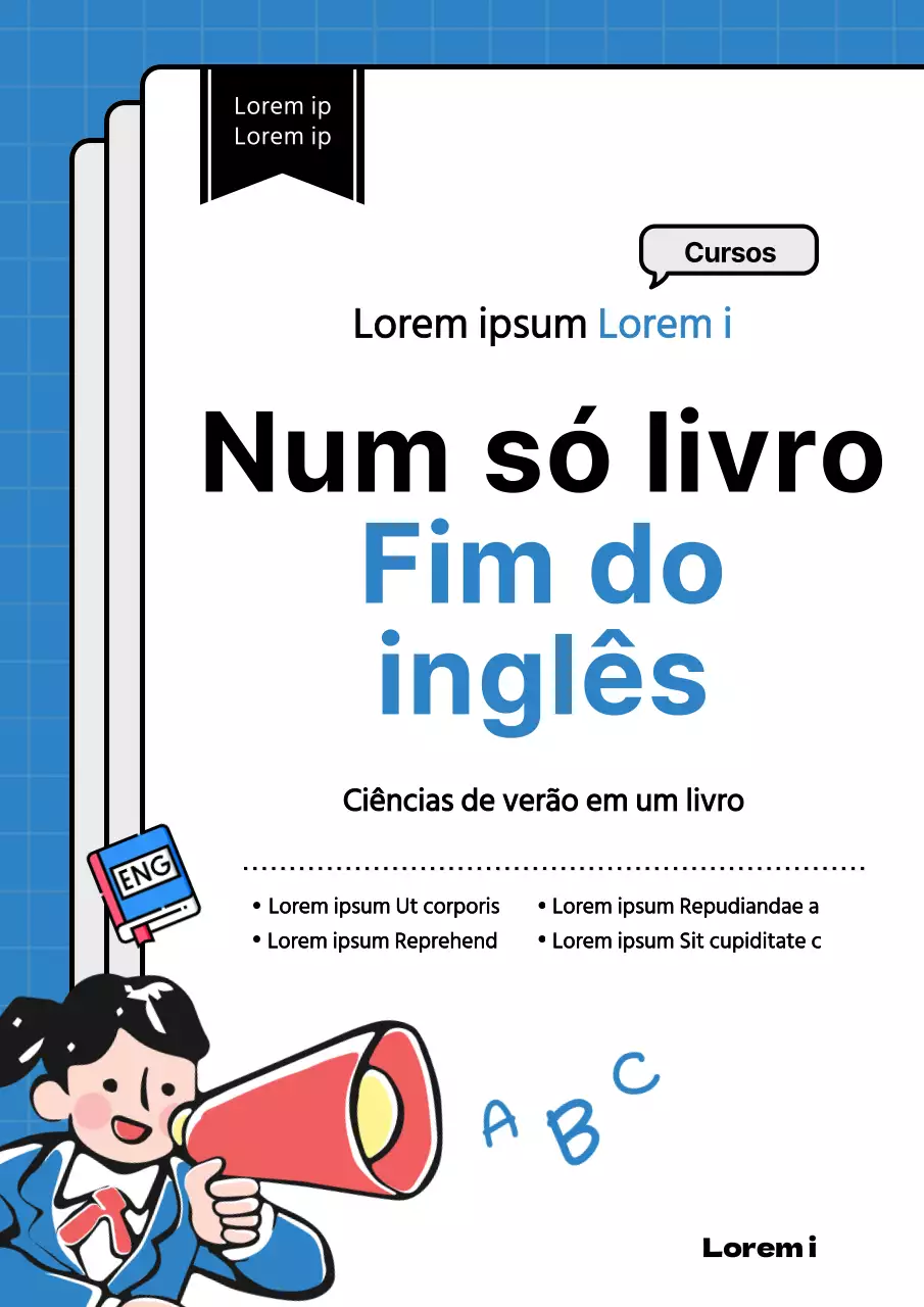 Ilustração azul gira de uma capa de livro com uma pergunta especial