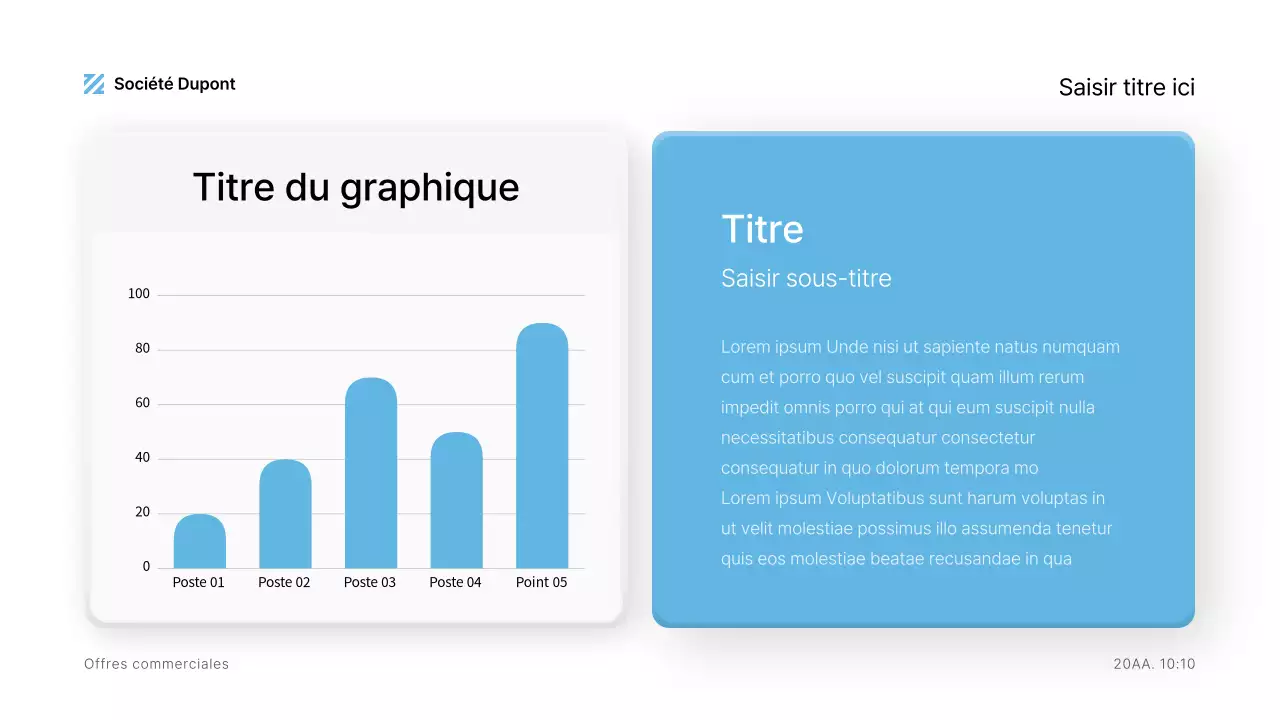Kit de style UX UI avec une sensation tridimensionnelle en bleu clair et bleu marine