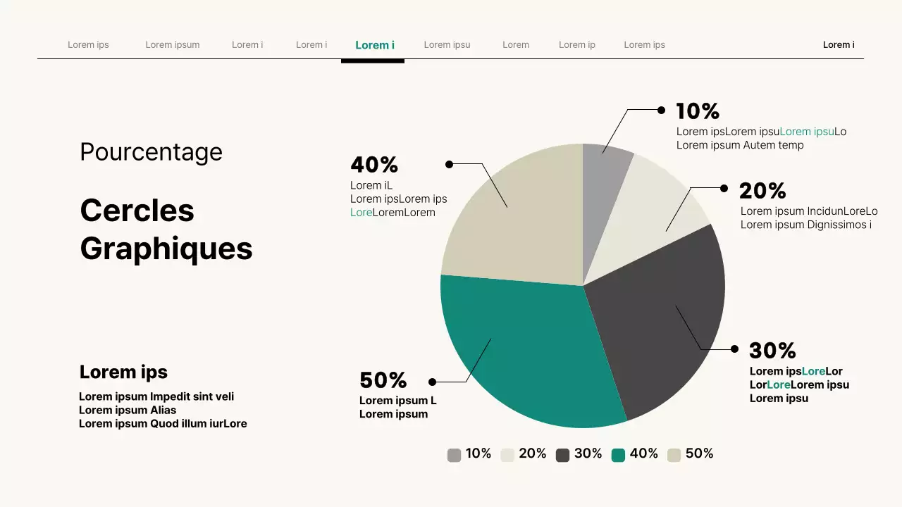 Présentation d'entreprise simple en beige