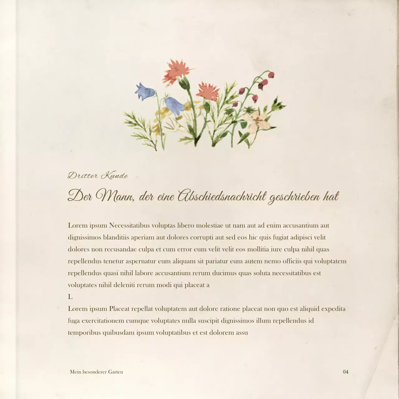 Emotionales Bündel mit weißem, verblasstem Aquarellbuchkonzept