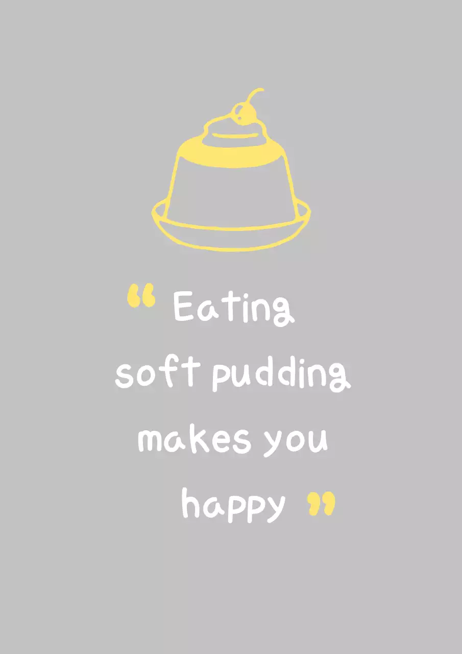 かわいいイラストのプリンカフェのインテリアを作ろう