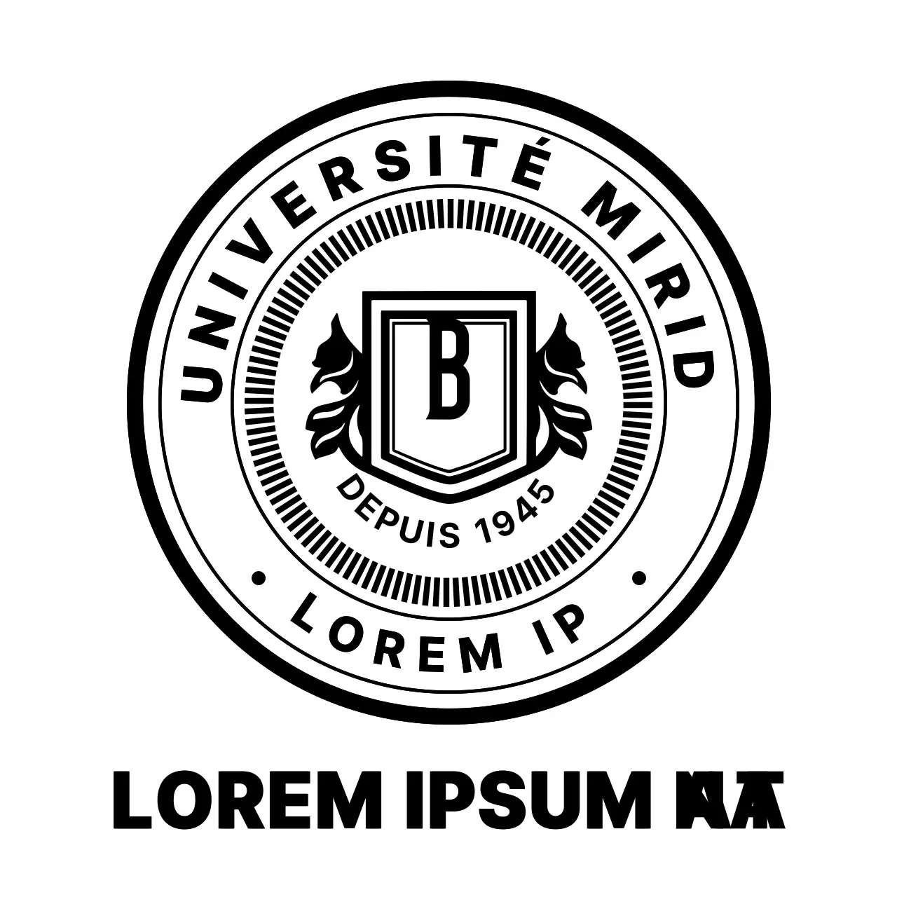 Un logo propre et stylisé pour l'Université Miridhi