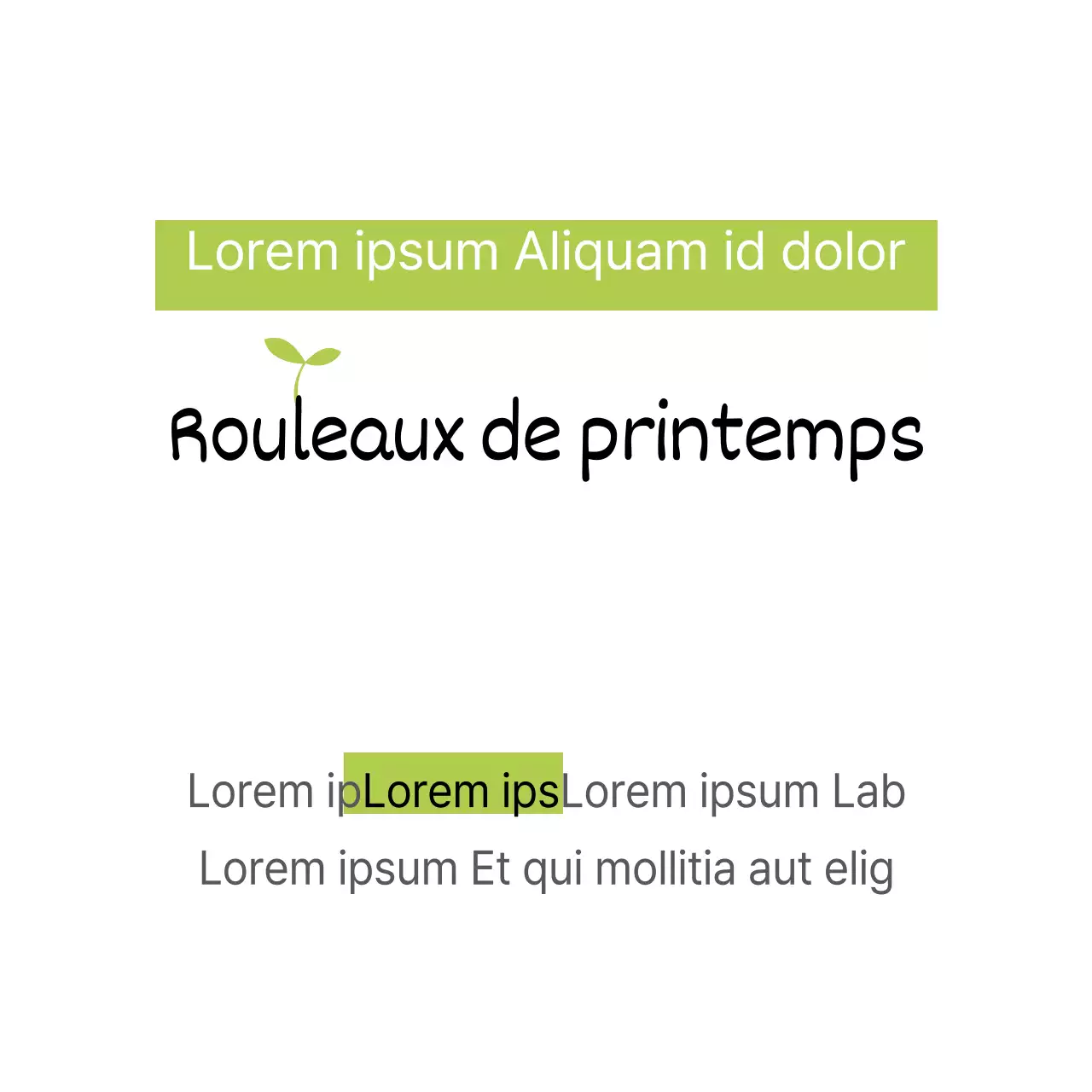 Rouleaux de printemps