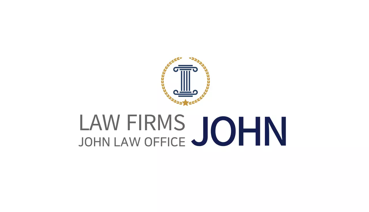 Blue Professional Law Business Card