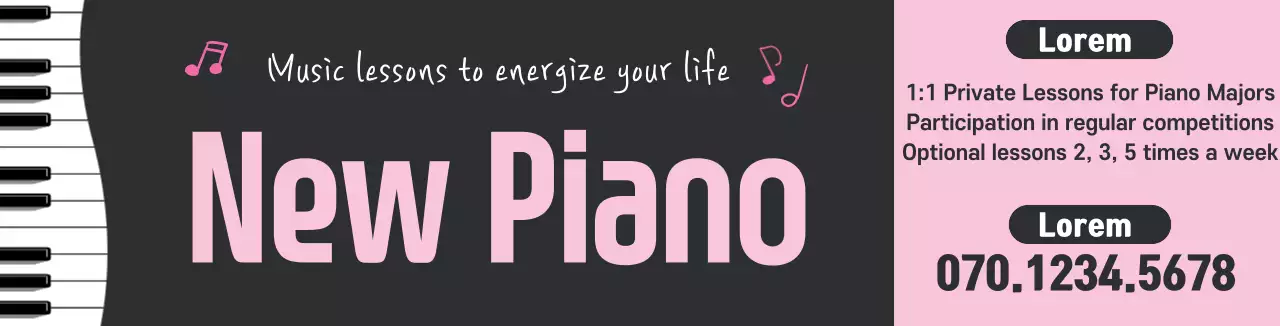 Minh họa bàn phím trắng đen khuyến mãi học viện âm nhạc