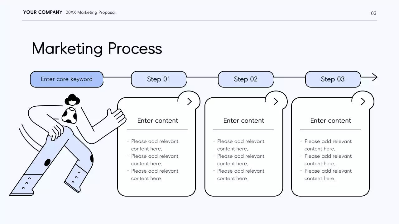 White Modern Marketing Plan Presentation