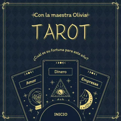 Obtén un horóscopo de Año Nuevo con un concepto de tarot