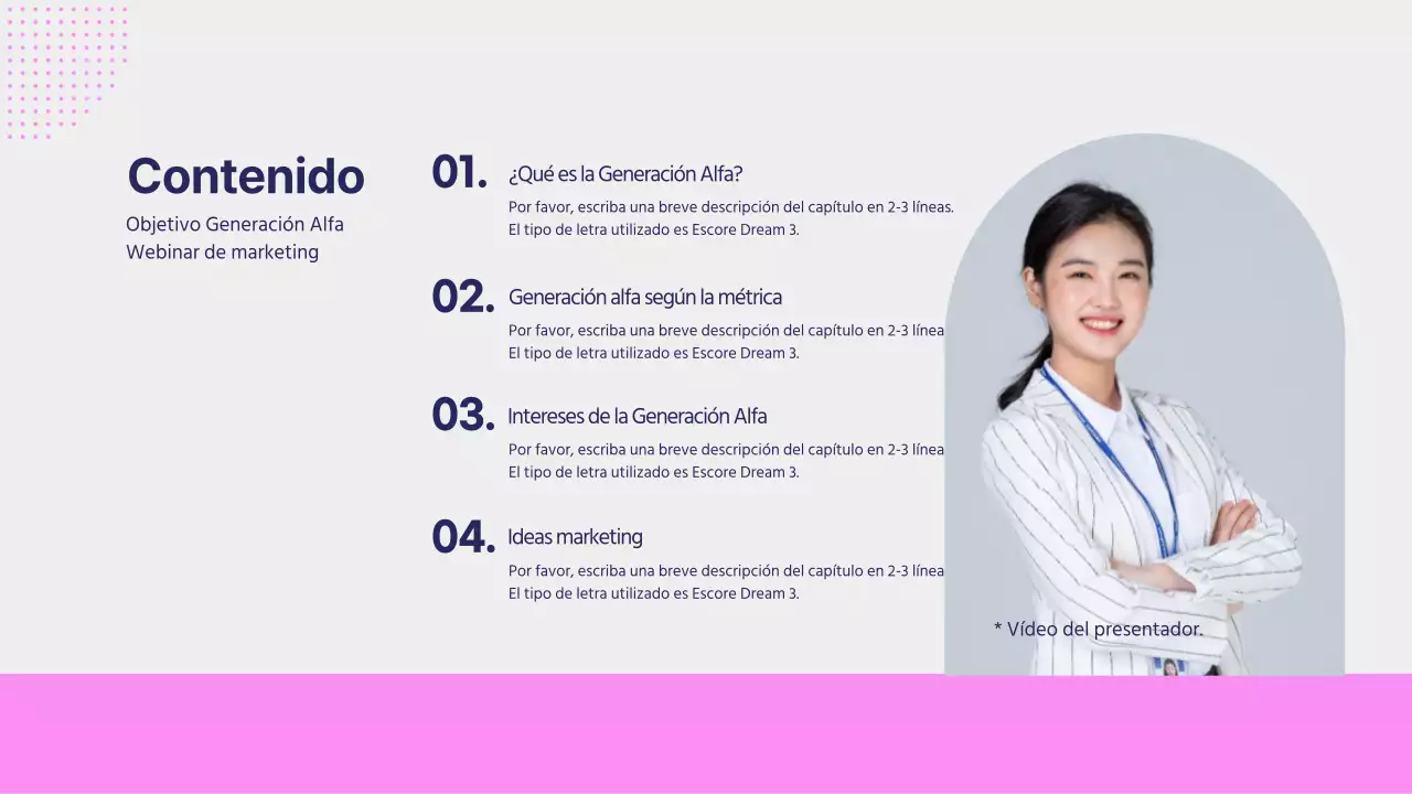 Generación Alfa Marketing de Objetivos Webinars Clases Online Negocios Fondos Virtuales