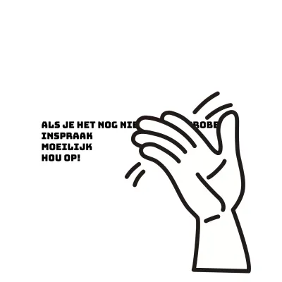 Witte illustratie grappig voedsel promotie