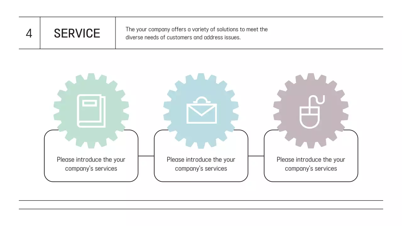 베이지 미니멀 비즈니스 플랜 프레젠테이션