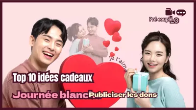 La révélation du cadeau rose de la Journée Blanche