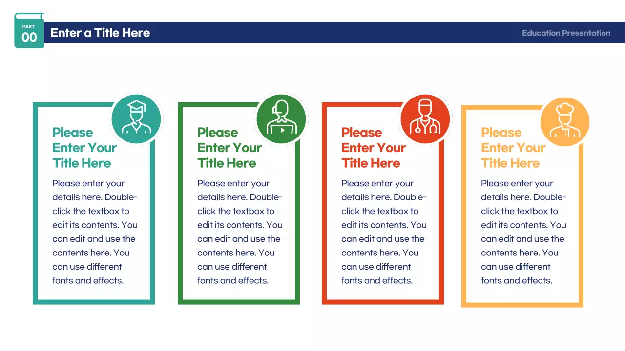 Colorful Modern Education Guide Infographic