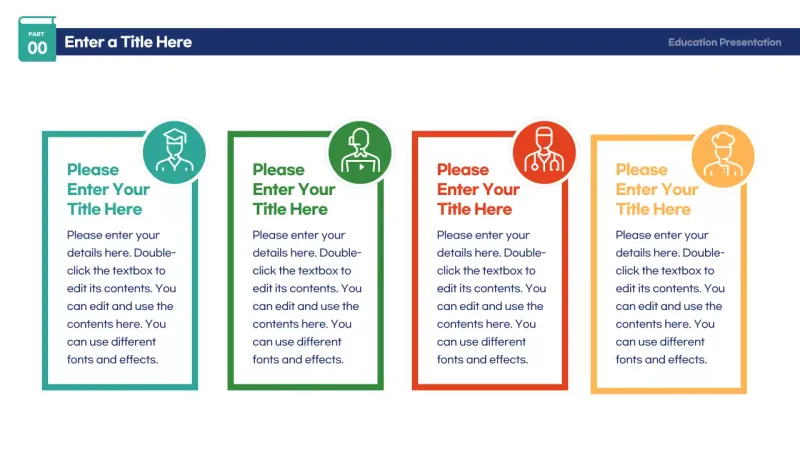 Colorful Modern Education Guide Infographic