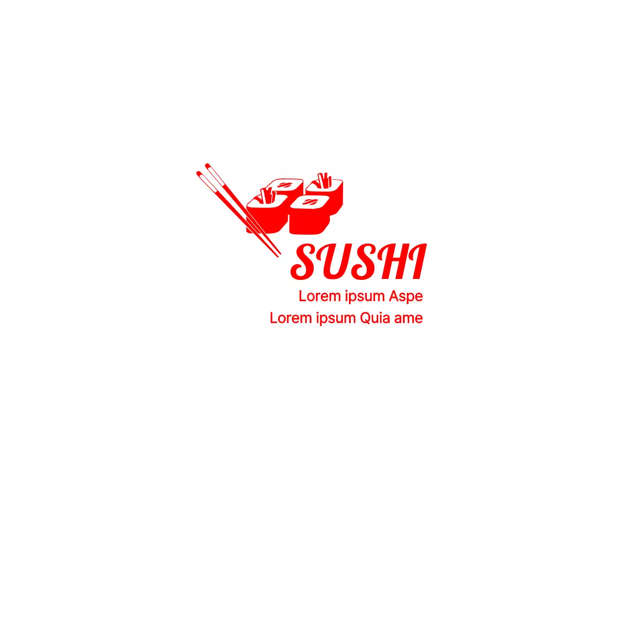 SUSHI 냅킨