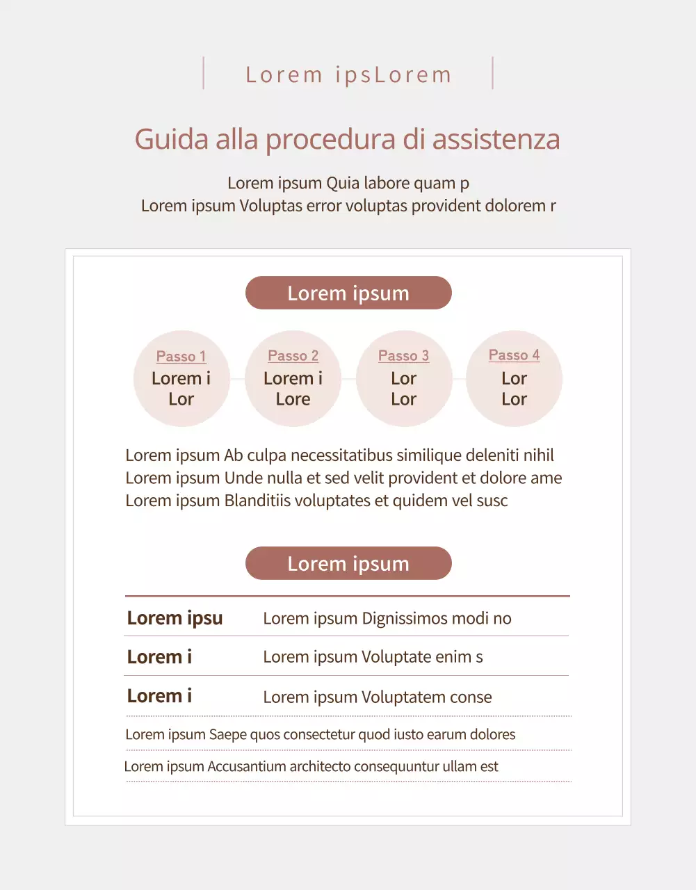 Promuovere una riparazione di mobili caldi e lussuosi in rosa pastello (pagina di dettaglio)