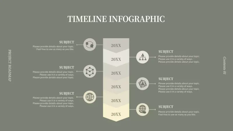 Infográfico do Plano de Projeto Minimalista Cinza