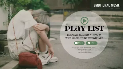 Green Minimal Music Playlist YouTube Thumbnail