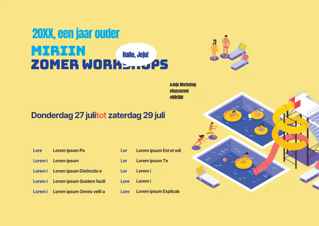 Zomer workshops