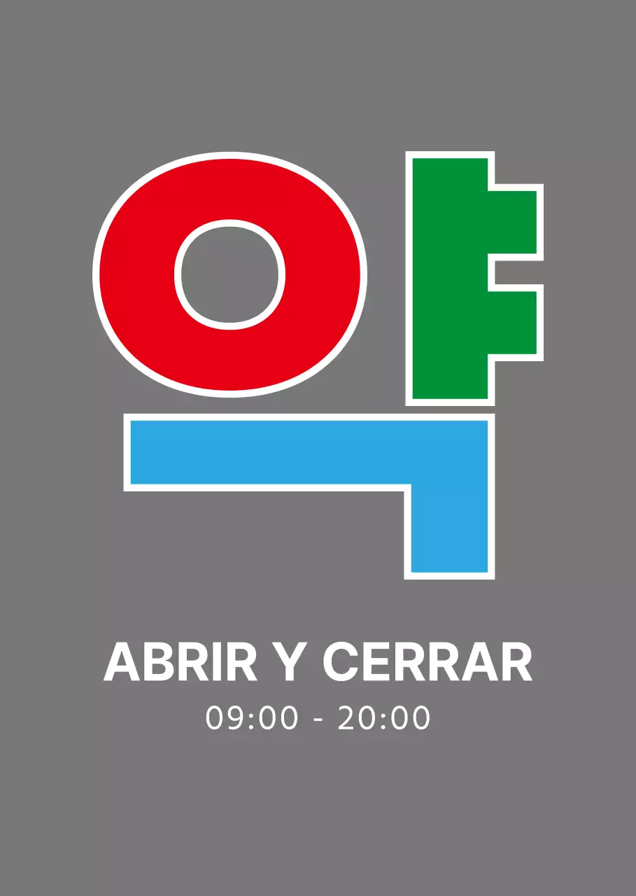 Texto sencillo y en color para los horarios de apertura de las farmacias