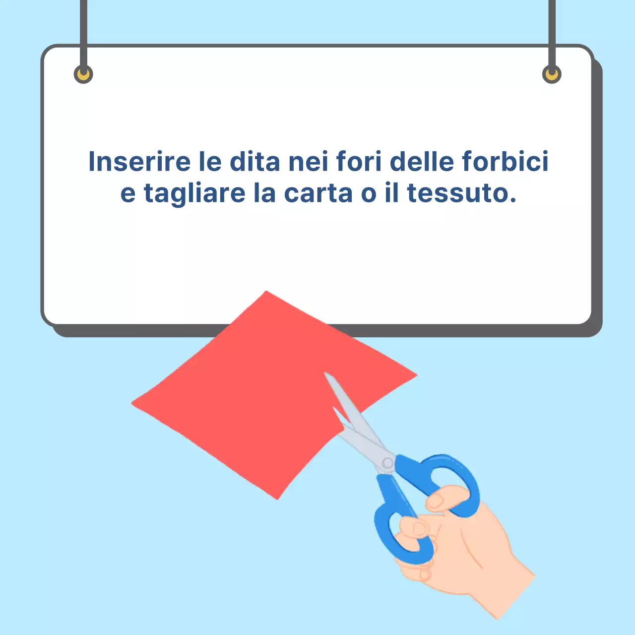 Utilizzo delle forbici Ducasse CardNews