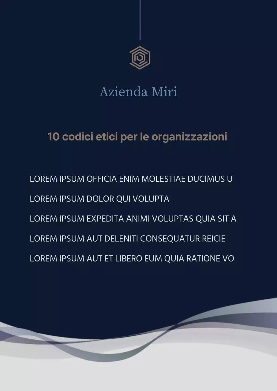 Semplice biglietto da visita aziendale in blu navy e marrone