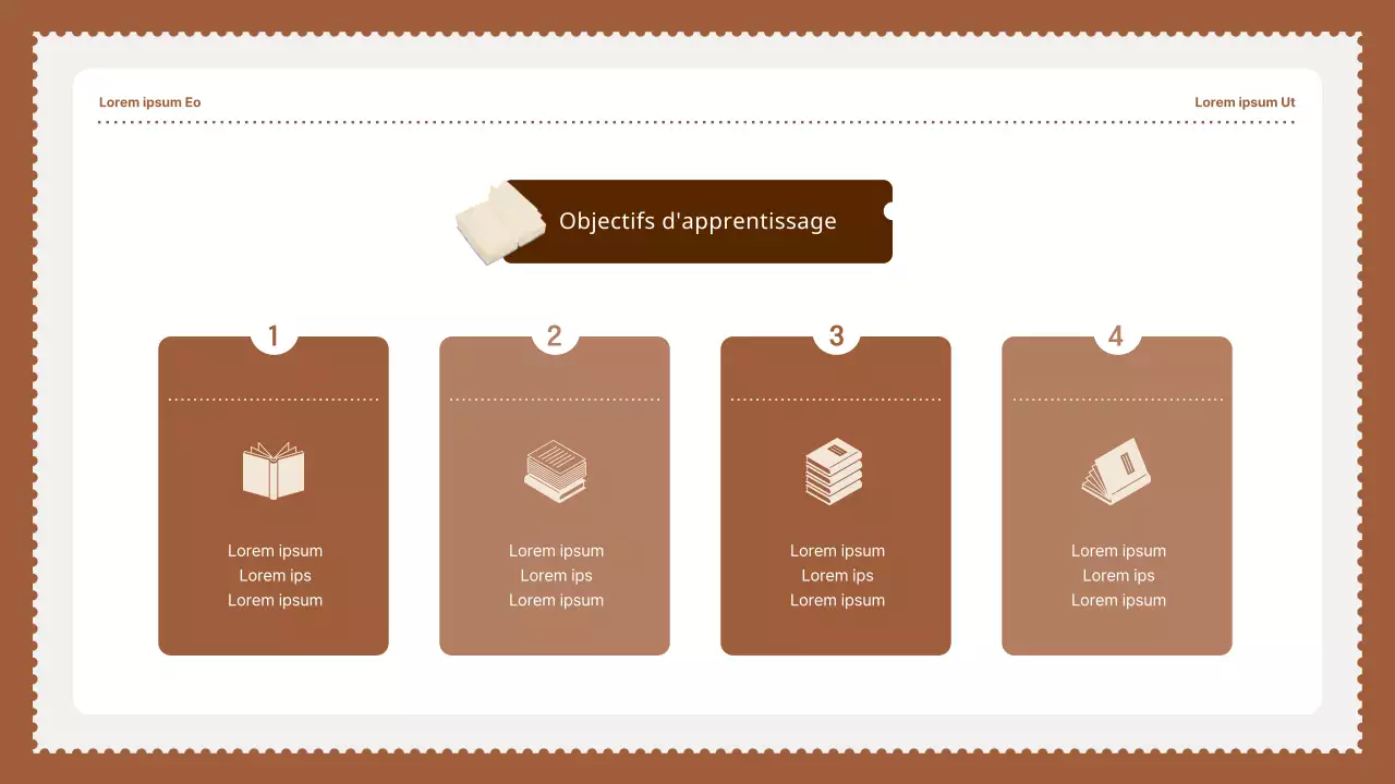 Brown Vintage Simple Stamps National Language Teaching Resources