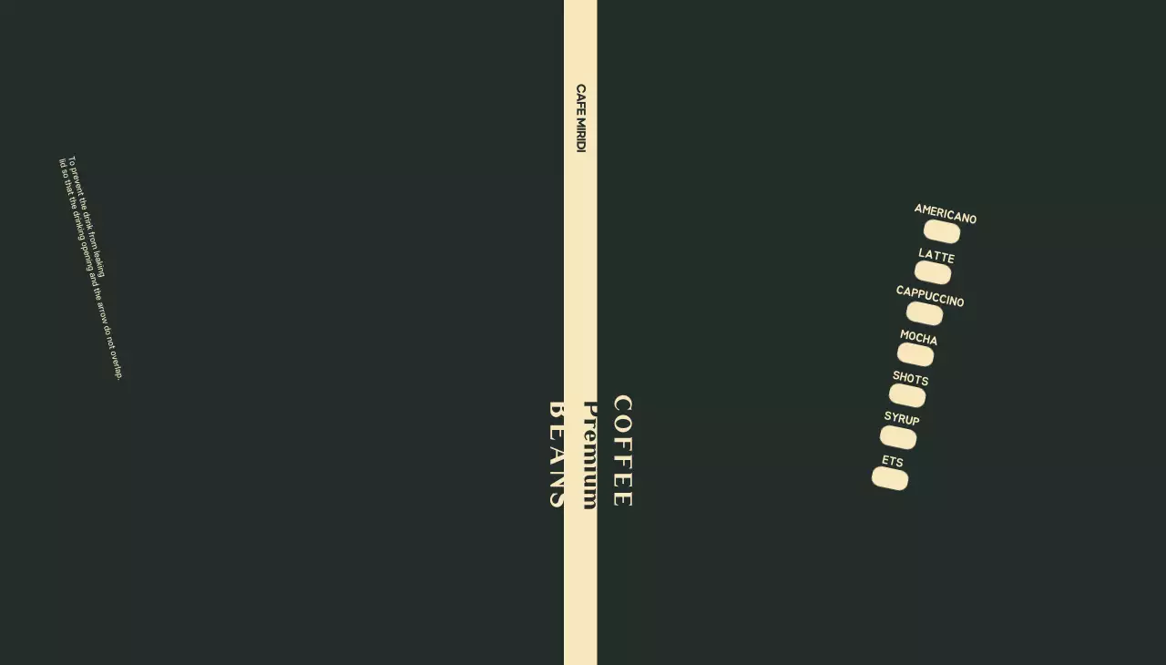 Black Simple Lines Cafe Checklist