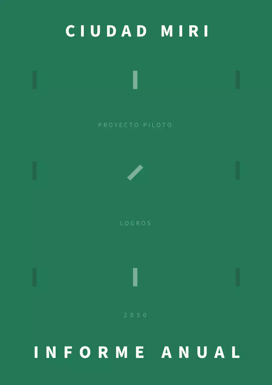 Portada del informe verde y blanco sobre el sector público