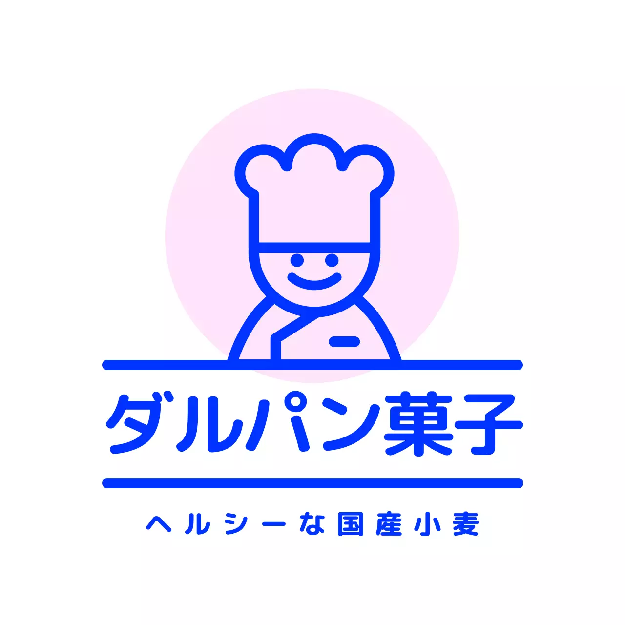 青 シンプル ロゴ