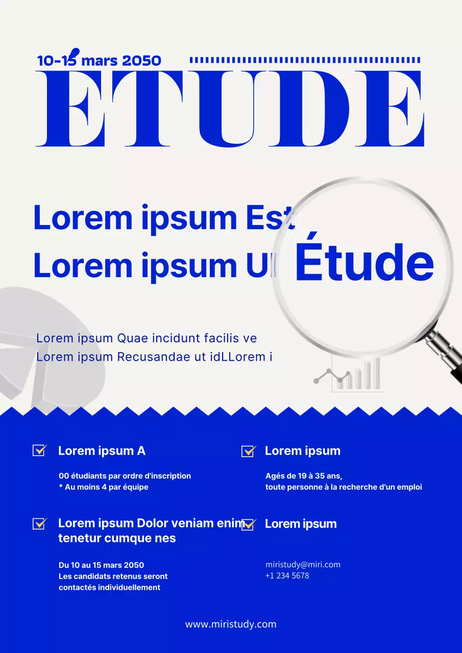 Des offres d'emploi en alternance modernes en bleu