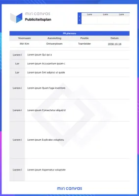 Een schoon blauw velddek