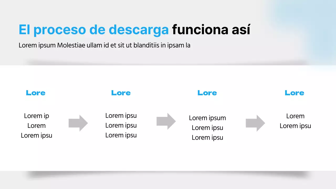 Una guía de la vida hospitalaria con colores azules, líneas limpias y sombras