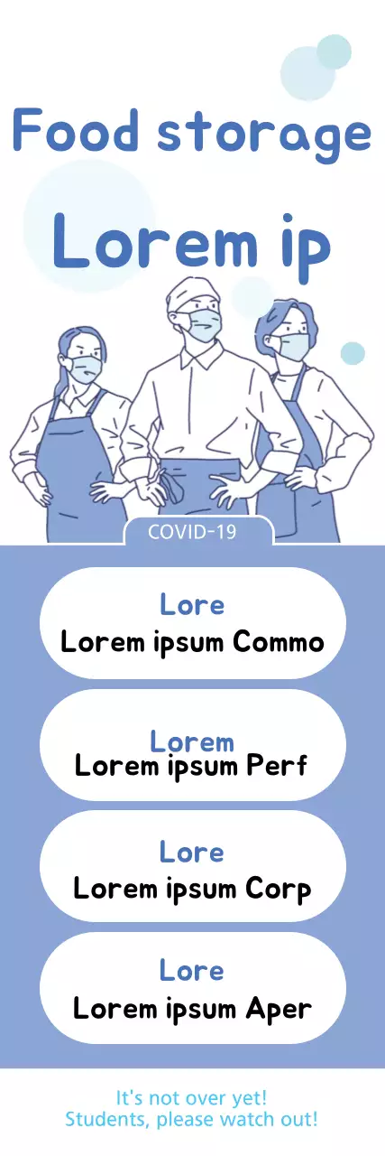 Dasar-dasar Kafetaria Blue CoronaEtiket